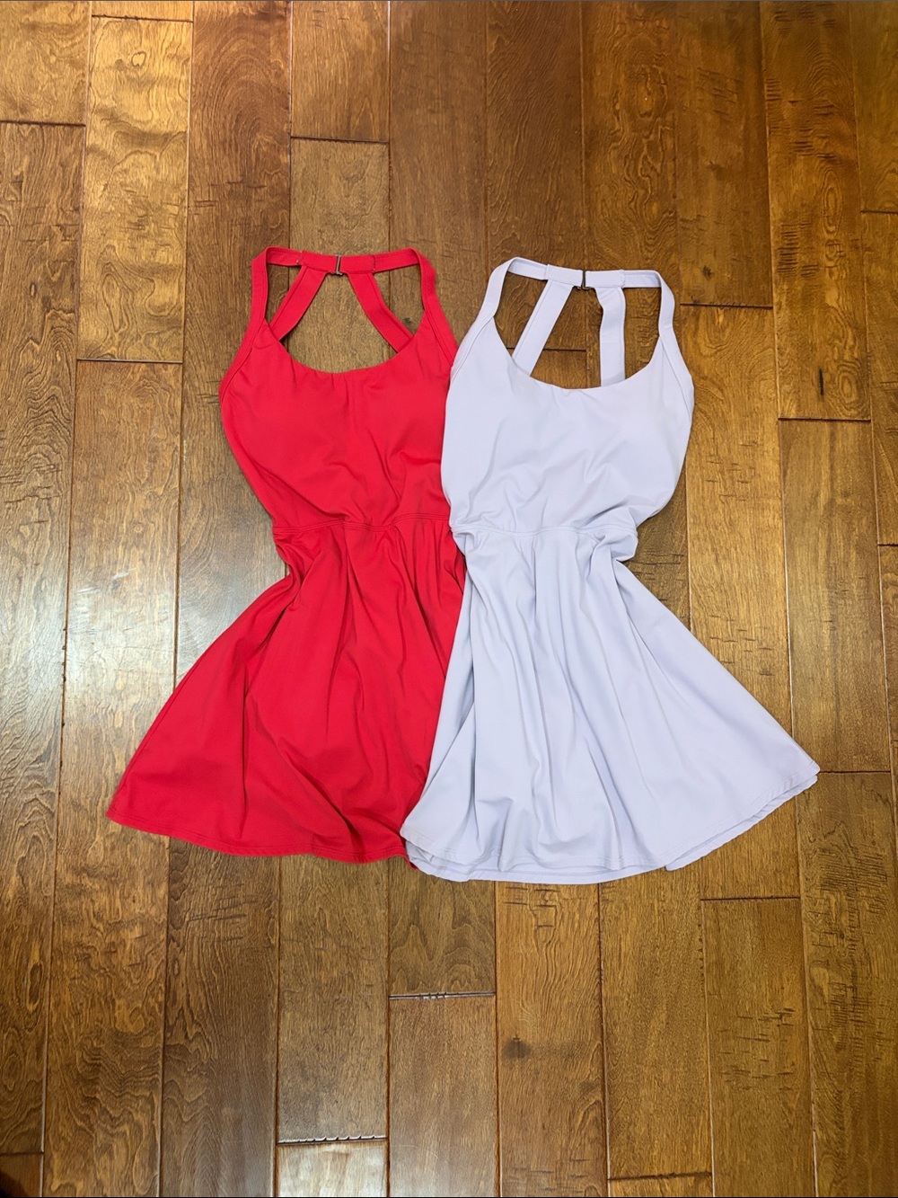 Women’s Halara Dress - Red and Light Lavender